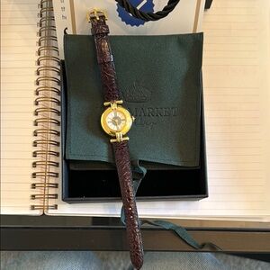 CARTIER Vintage Leather Strap Watch